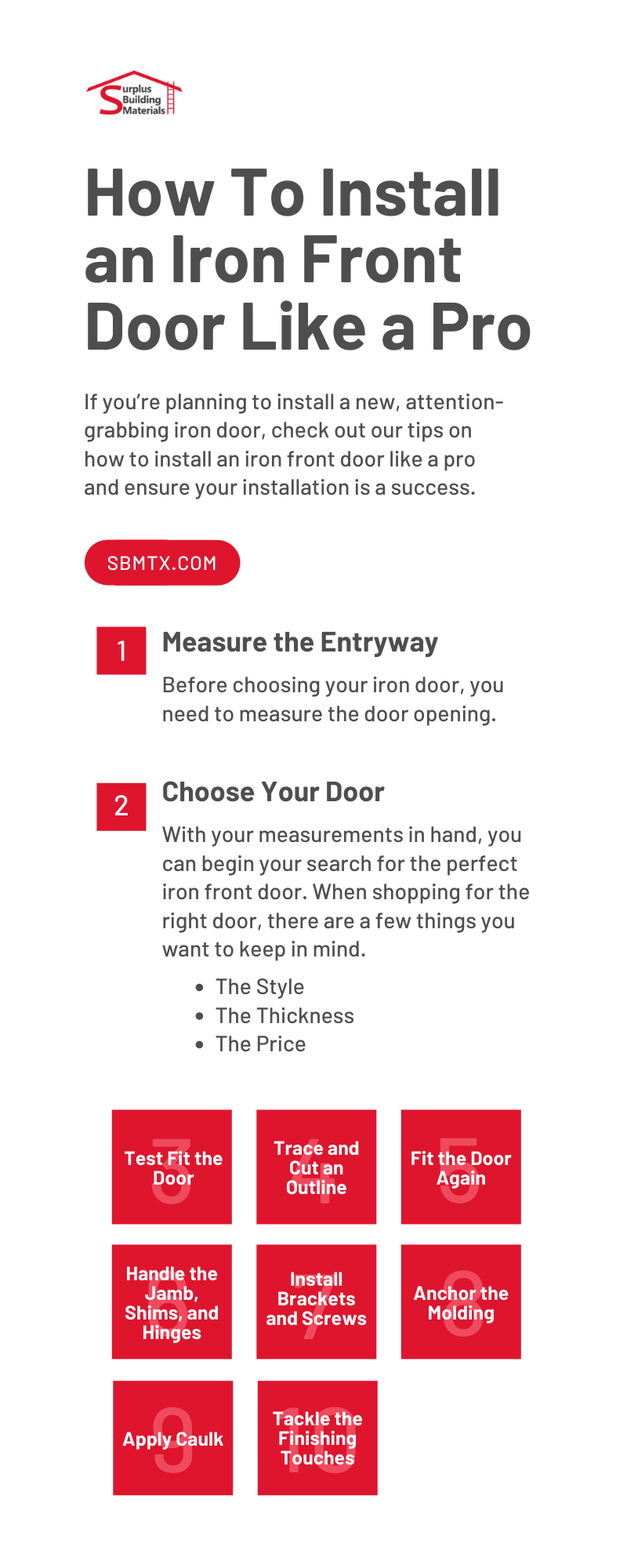 How To Install an Iron Front Door Like a Pro
