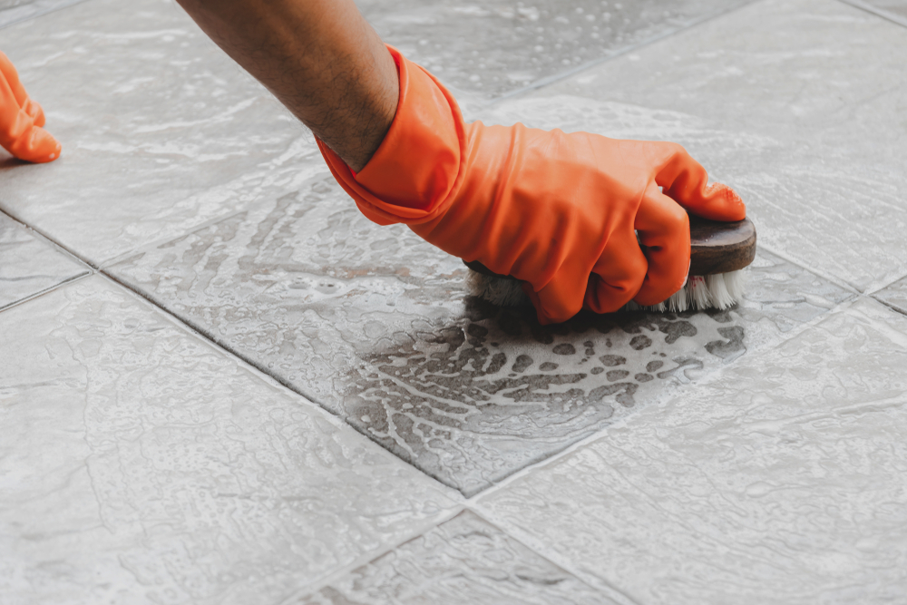 Clean And Properly Grout Floor Tile, How To Clean Filthy Tile And Grout